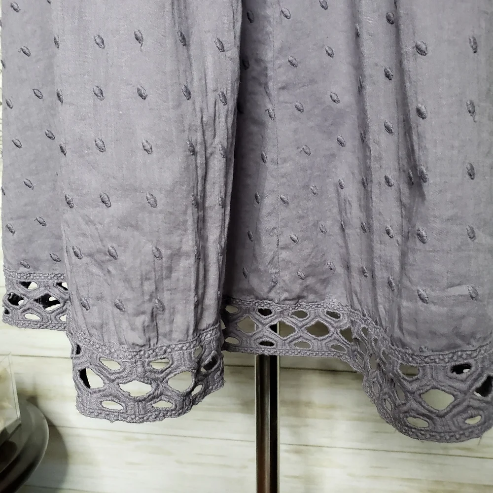 Free People swiss dot crochet lace high ne… - Picture 9 of 15